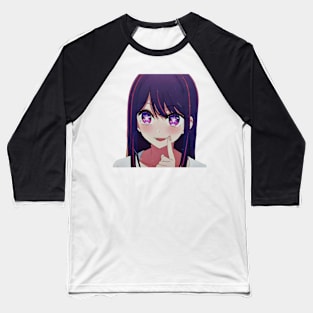 Kawaii Ai Hoshino From Oshi No Ko Anime Baseball T-Shirt